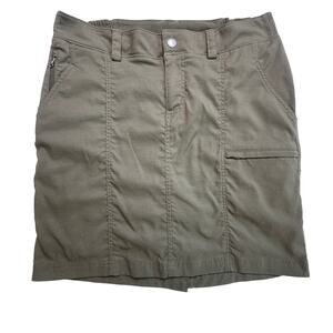 Duluth Women Dry on the Fly Ink Green Improved Skort UPF Outdoor Utility SZ 8